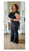 Thriving Vibes Curve Denim Jumpsuit - Black | Review Description & Return Policy