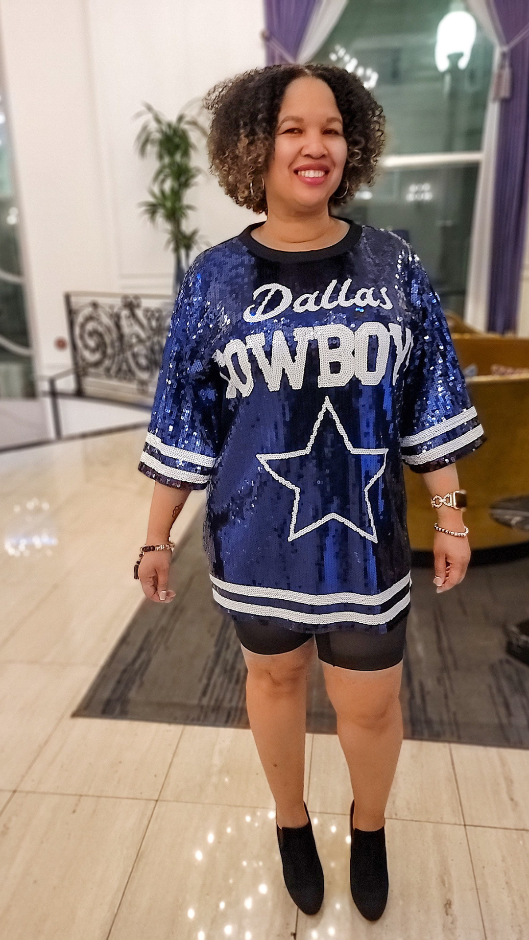 Dallas Cowboys Sequin Tunic